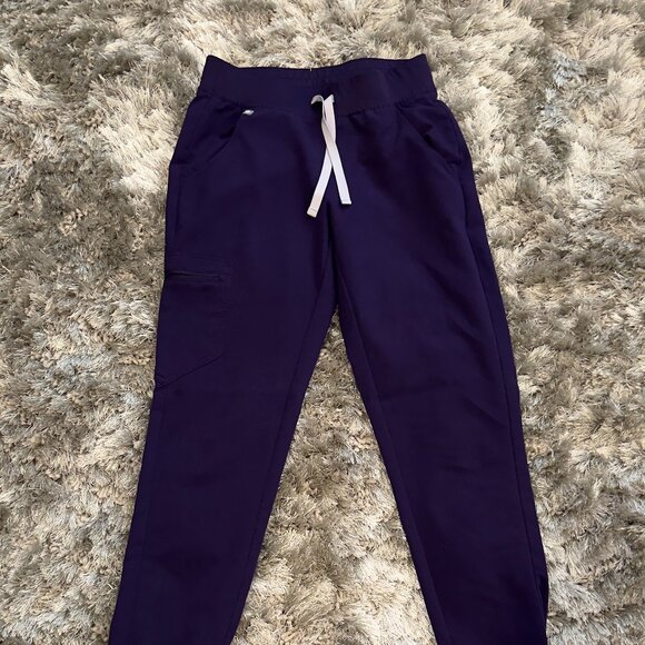 Womens Figs Scrubs - Purple Jam (Tall Jogger Set) - Picture 3 of 5